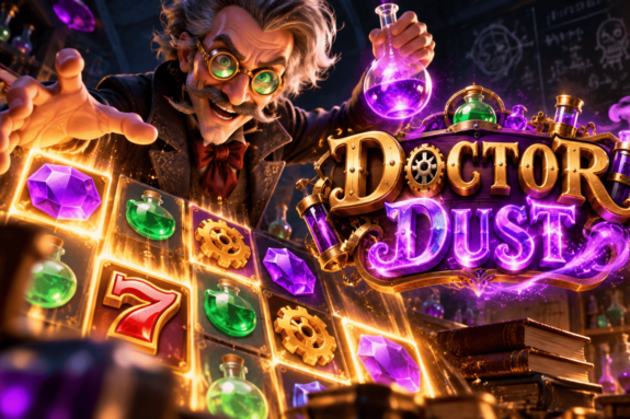 Bullshark Games Releases Doctor Dust Slot With Four Grid Boosters